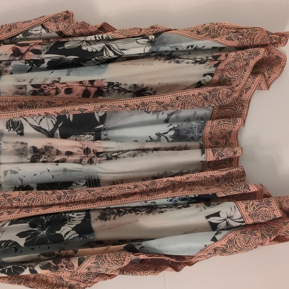 Tolani Collection Boho Beachy Coastal Open Kimono Vacation Resort Size Large - Picture 3 of 10